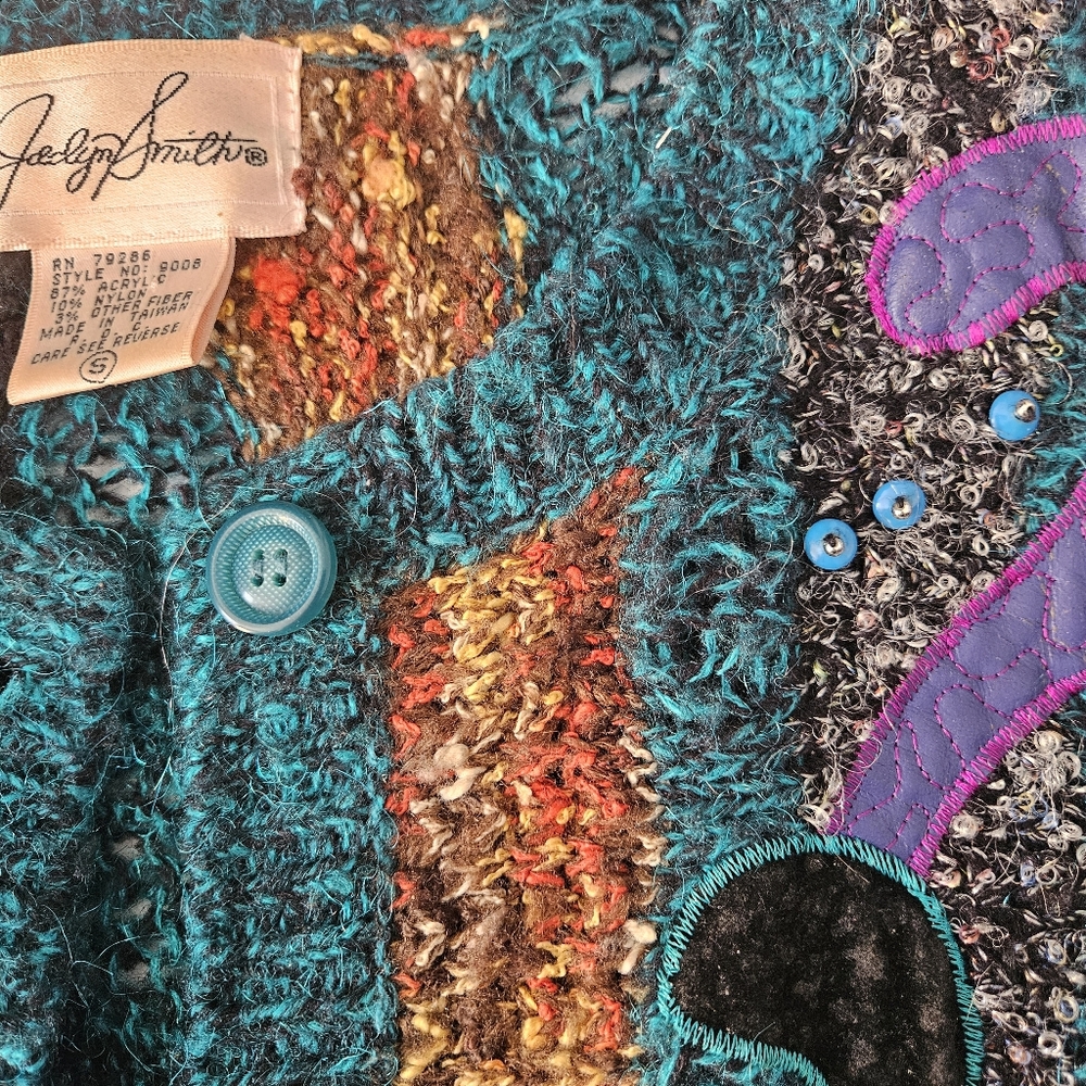 Vintage 80's Cardigan - Picture 8 of 8